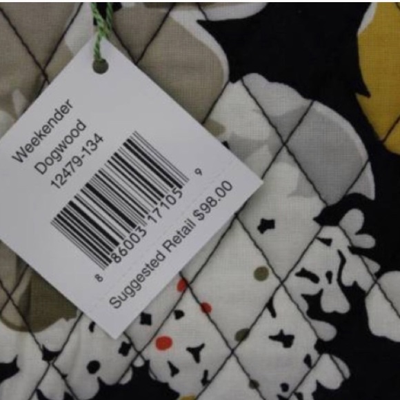 Vera Bradley Dogwood Weekender - Picture 6 of 7